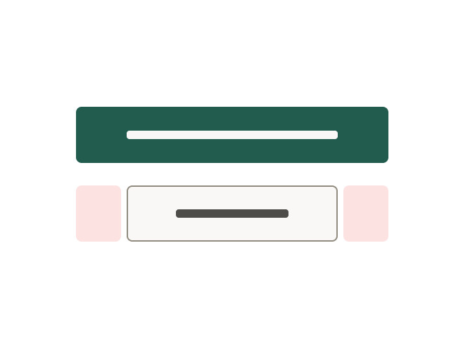 Two vertically-stacked buttons of mixed size
