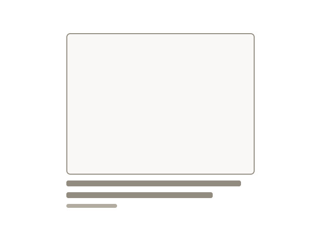 A box representing media content with caption lines below