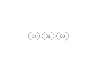 Three chips labeled in order with sequential numbers.