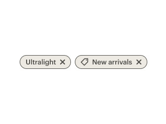 wo chips grouped together, one with mismatched icons on both the left and right.
