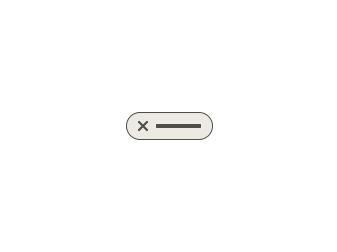 Chip with an x remove icon incorrectly in the left slot.