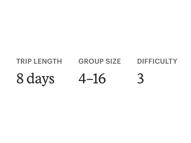 Three sets of data correctly categorized with eyebrow text