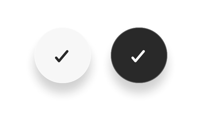 Icons with sufficient contrast