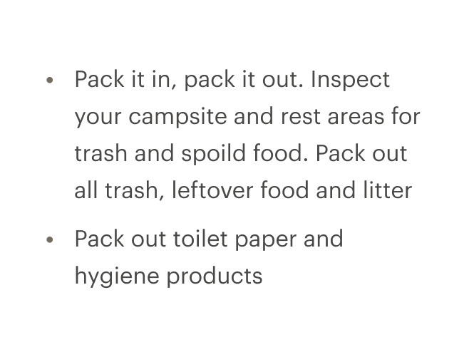 A two sentence description in a bullet list with a period after the first but not second sentence.