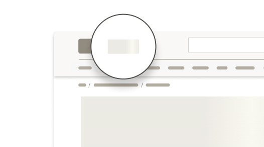Skeleton with the page title represented by a bone and no text.