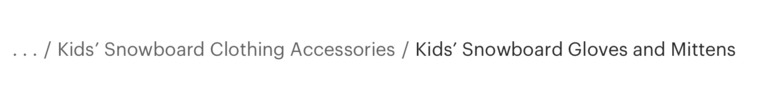 breadcrumbs truncated with ellipsis