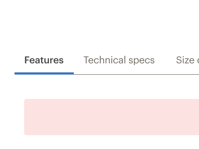 Tab incorrectly displaying with empty content